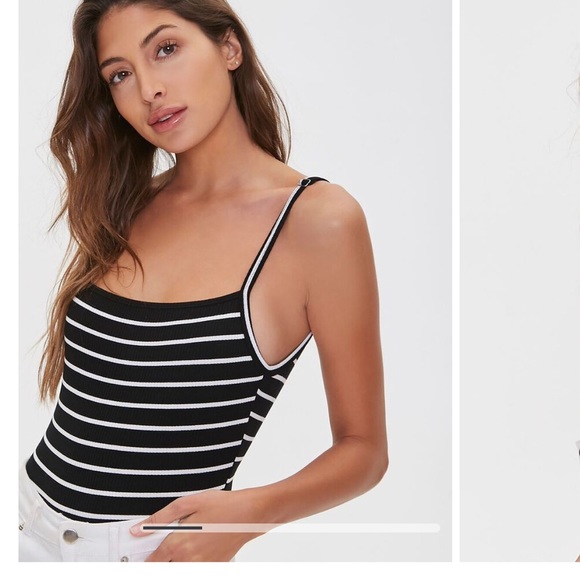 F21 ribbed cami bodysuit - Picture 3 of 8